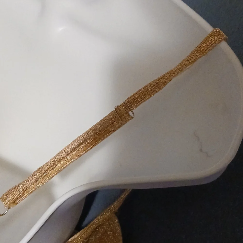 L, A golden beautiful dress for the holidays! - Picture 3 of 11
